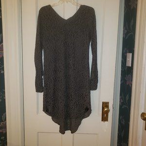 Mystree Lace Dress - Dark Olive to Hunter Green